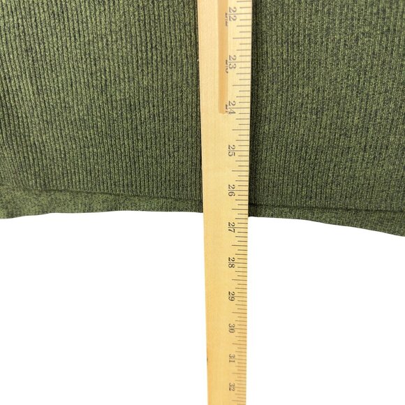 Worthington Knit Sweater Mens M Green Long Sleeve Crew Neck Acrylic Rayon - Picture 9 of 10